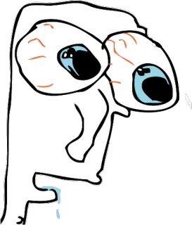 😶 meme, funny, drawing, exaggerated, weird telegram sticker