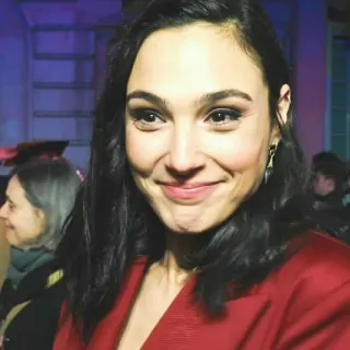 ☹️ Gal Gadot actress, celebrity, portrait, woman, film telegram sticker