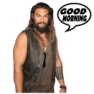 JASON MOMOA @STIKERFORALL telegram stickers