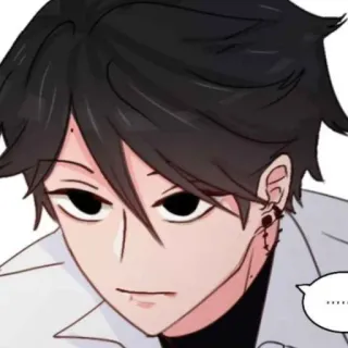 💥 ...... аниме, мультфильм, мальчик, человек, персонаж telegram sticker