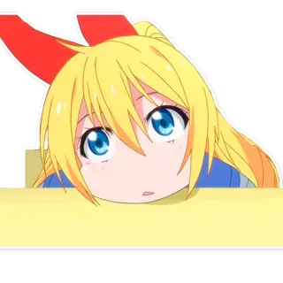 💛 애니메이션, 소녀, 귀여운, 캐릭터, 만화 telegram sticker