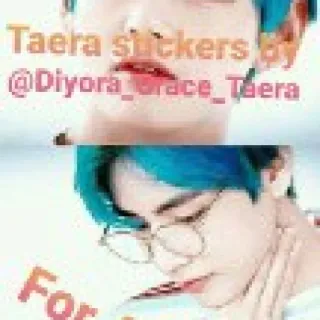 💜 Taera stickers by @Diyora_grace_Taera For наклейки, taera, diyora grace taera whatsapp sticker