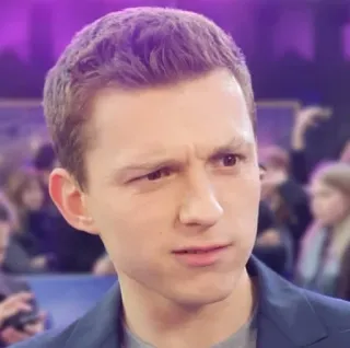 🥀 Tom Holland 톰 홀랜드, 배우, 유명인, 초상화, 남자 telegram sticker