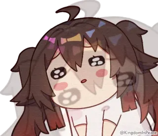 🥺 @KingdomInPeace Anime, Dessin animé, Mignon, Kawaii, Triste, Manga whatsapp sticker