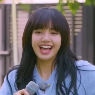 🌸 Lisa kpop, sänger, lisa, blackpink, idol, musik, mikrofon telegram sticker