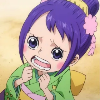 🥺 Komurasaki One Piece Аниме, Манга, Девушка, Мультфильм, Комурасаки, Ван Пис telegram sticker