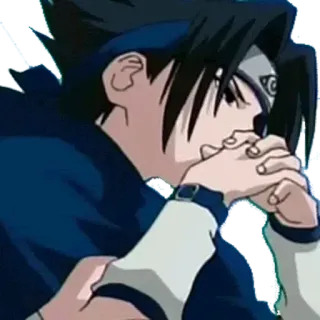 ❤️ Sasuke Uchiha Naruto อนิเมะ, ซาสึเกะ, อุจิวะ, นารูโตะ, มังงะ, นินจา telegram sticker