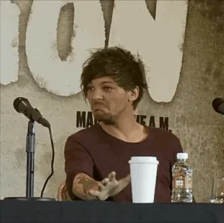 🥛 Louis Tomlinson chanteur, célébrité, personne, tête drôle, homme telegram sticker