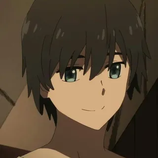 🦋 Hiro Darling in the Franxx Anime, Hiro, Darling in the Franxx, Postać, Męski telegram sticker