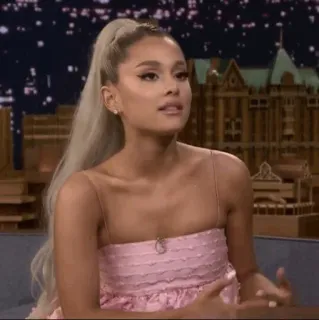 🌙 Ariana Grande Ariana Grande, singer, celebrity, person, portrait telegram sticker