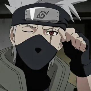🗡️ Kakashi Naruto anime, naruto, kakashi, ninja, manga telegram sticker