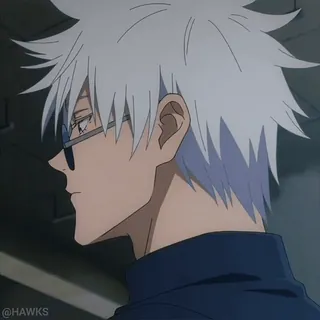 🤨 Satoru Gojo Jujutsu Kaisen Anime, Gojo, Satoru, Mangá, Cabelo Branco telegram sticker
