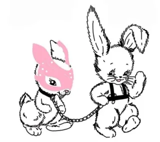 🌟 thỏ, động vật, thỏ, hoạt hình telegram sticker