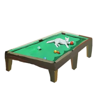 🐈 cat, pool, pool table, billiards, animal telegram sticker
