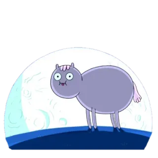 🐴 Cartoon, Tier, Pferd, Adventure Time telegram sticker
