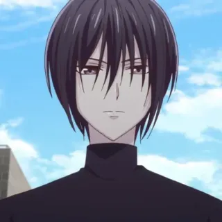 🕸 Yuki Sohma Fruits Basket Anime, Manga, Personaggio, Yuki Soma, Fruits Basket telegram sticker