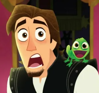 🖇 Flynn Rider Tangled Dibujos animados, Disney, Enredados, Flynn Rider, Pascal telegram sticker