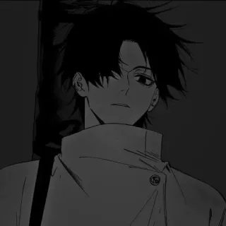 🖤 Yuta Okkotsu Jujutsu Kaisen anime, manga, jujutsu kaisen, yuta okkotsu, curse, weapon, dark, male whatsapp sticker