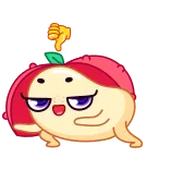 👎 ステッカー, 漫画, 低評価, 嫌い, キャラクター, 可愛い telegram sticker