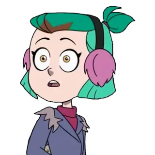 😱 Amity Blight The Owl House cartoon character, the owl house, amity blight, disney, animation, cartoon telegram sticker