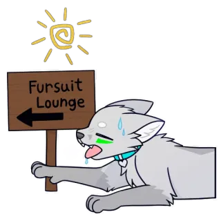 🥵 Fursuit Lounge telegram sticker