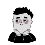 ☺️ сонный, уставший, дремлющий, персонаж, мультфильм telegram sticker