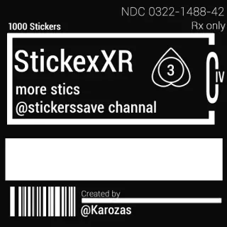 © StickexXR
more stics
@stickerssave channal pegatinas, digital, marca, etiqueta telegram sticker