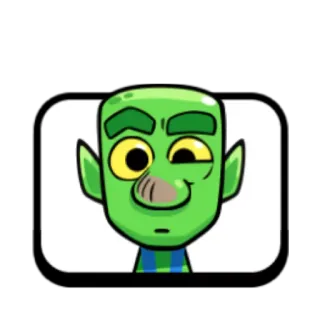 🤨 cartoon, green, goblin, character telegram sticker