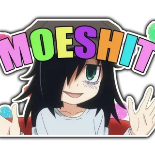 🤗 MOESHIT อนิเมะ, สติกเกอร์, ตัวละคร, มังงะ telegram sticker