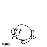 🐰 wantoe coelho, animal, desenho animado, fofo, desenho telegram sticker