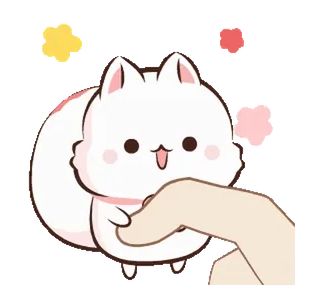 🥰 gatto, carino, animale, animale domestico, kawaii, adorabile telegram sticker