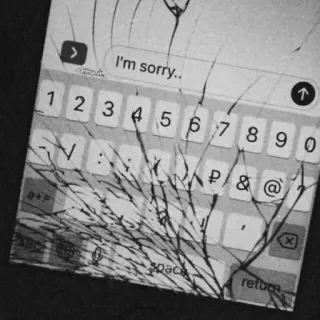🙂 I'm sorry.. sad, broken, phone, apology, sorry telegram sticker
