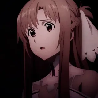 🐭 Asuna Sword Art Online anime, girl, character, Asuna, Sword Art Online whatsapp sticker