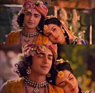 💞 Radha Krishna hinduism, radha, krishna, love, spiritual, indian culture telegram sticker