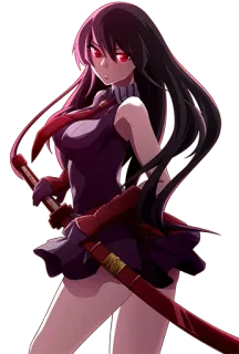 Akame ga Kill! whatsapp stickers