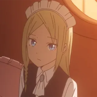 😐 Hayasaka Ai Kaguya-sama: Love Is War Anime, Maid, Blond, Hayasaka Ai, Kaguya-sama: Love Is War telegram sticker