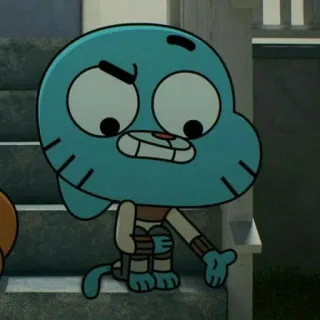 ❤️ Gumball Watterson The Amazing World of Gumball Cartoon, Figur, Gumball, lustig, Animation, Katze, The Amazing World of Gumball whatsapp sticker