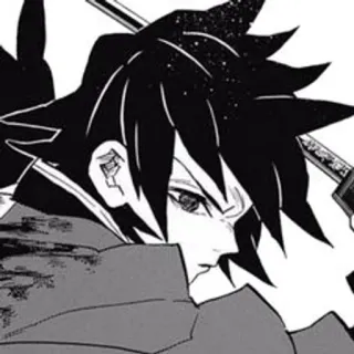 🕳 Giyu Tomioka Demon Slayer Anime, Demon Slayer, Giyu Tomioka, Spada, Katana telegram sticker