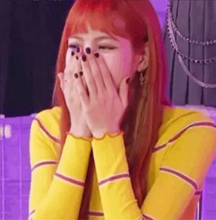 🍊 Lisa kpop, blackpink, lisa, idool, zangeres, schattig, vrouw telegram sticker