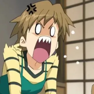 😡 Anime, Bravo, Desenho animado, Exasperado, Frustrado, Mangá, Expressão telegram sticker
