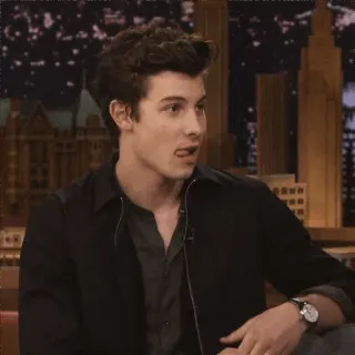 😜 Shawn Mendes singer, musician, shawn mendes, celebrity, entertainer telegram sticker