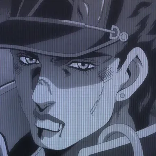 😒 Jotaro Kujo JoJo's Bizarre Adventure Anime, Manga, Jotaro, Jojo, Jojo's Bizarre Adventure, Karakter telegram sticker
