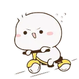 🚲 cartoon, cute, angry, tricycle, animated, kawaii telegram sticker