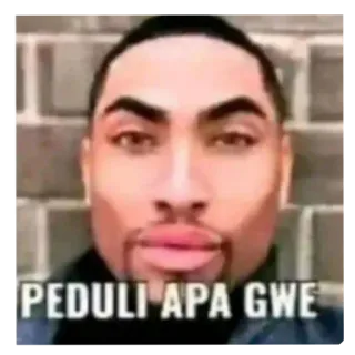 🤲 PEDULI APA GWE telegram sticker