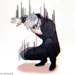 🤦‍♂️ @HAWKS Anime, Triste, Pleurs, Fanart, Personnage, Émotionnel telegram sticker