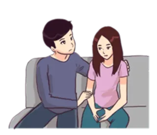Couple Problem telegram stickers