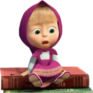 📚 Masha Masha and the Bear kartun, gadis, animasi, lucu, buku telegram sticker