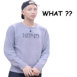 😳 NBHD persona, uomo, ritratto, casual, stile, moda telegram sticker