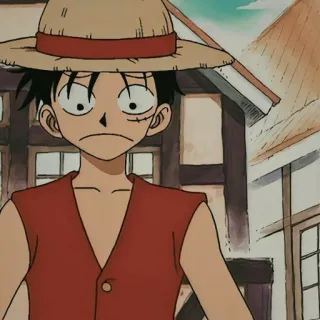 🌊 Monkey D. Luffy One Piece Anime, Manga, Pirat, Strohhut, Luffy telegram sticker