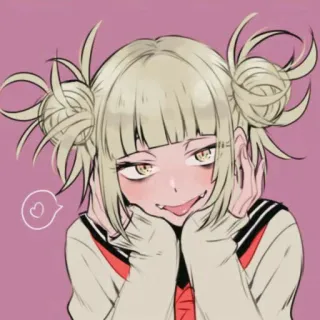 🧧 Himiko Toga My Hero Academia Anime, Chica, Yandere, Héroe, Academia telegram sticker